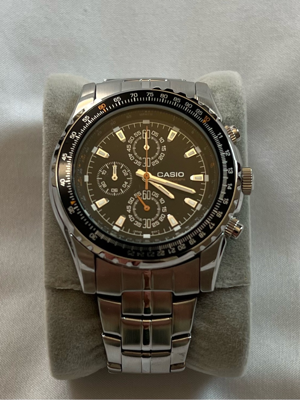 Casio Chronograph Steel Clasp Watch